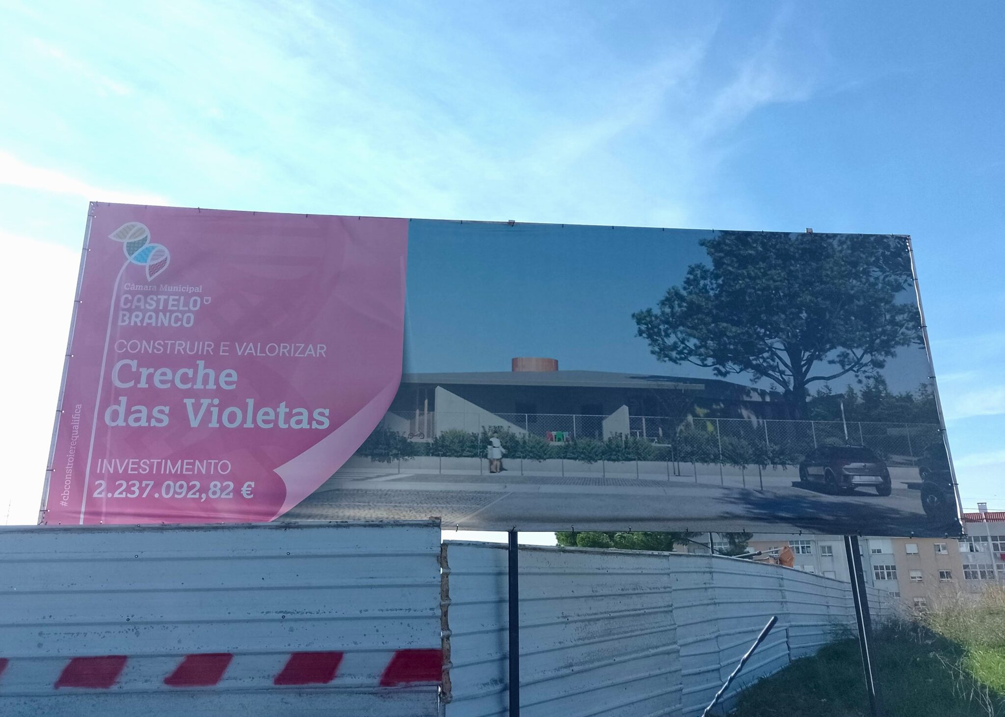 Obras de nova creche na Quinta das Violetas avançam em Castelo Branco
